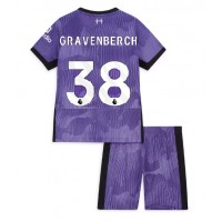 Liverpool Ryan Gravenberch #38 Tredje Tröja Barn 2023-24 Kortärmad (+ Korta byxor)